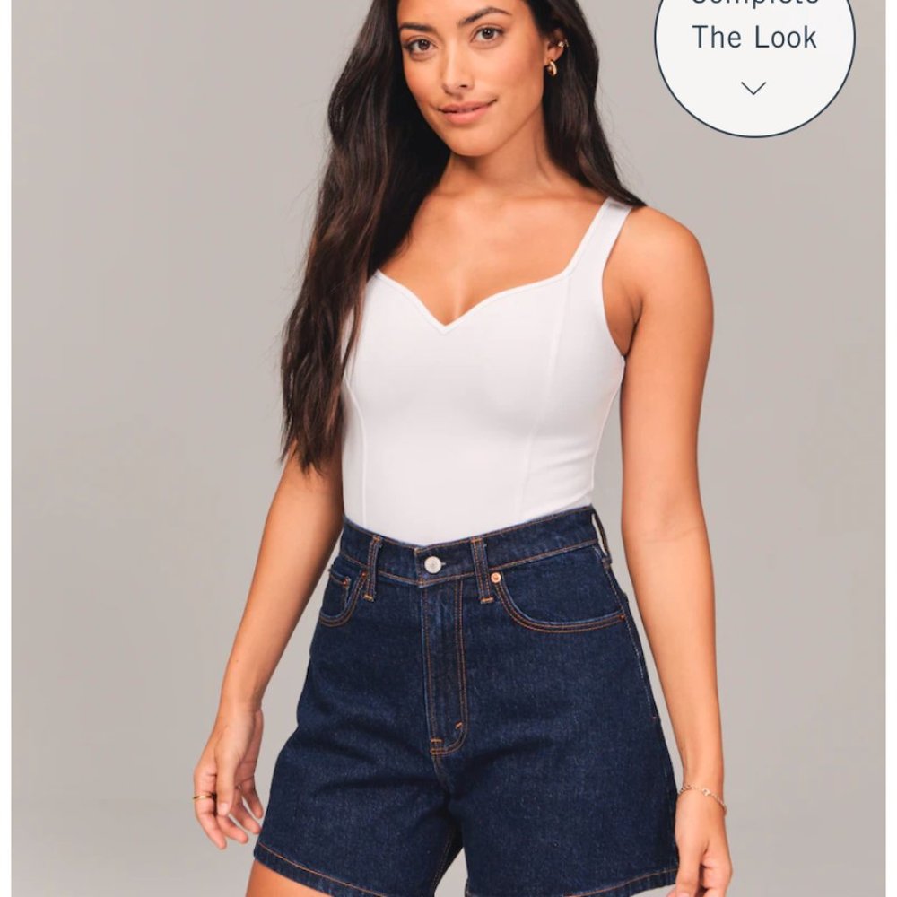 Curve Love High Rise Dad Shorts